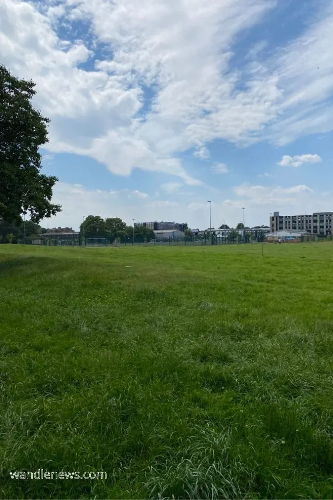 Sports pitches in King George's Park Wandsworth