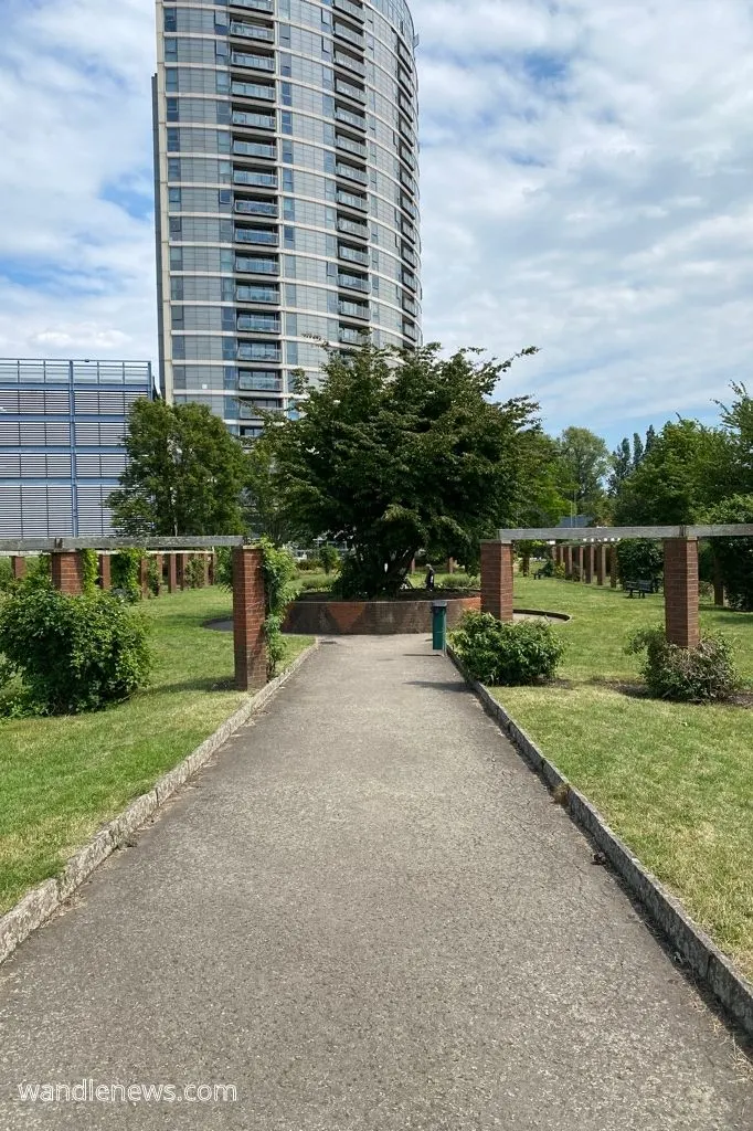 Ornamental Gardens in King George's Park Wandsworth. 