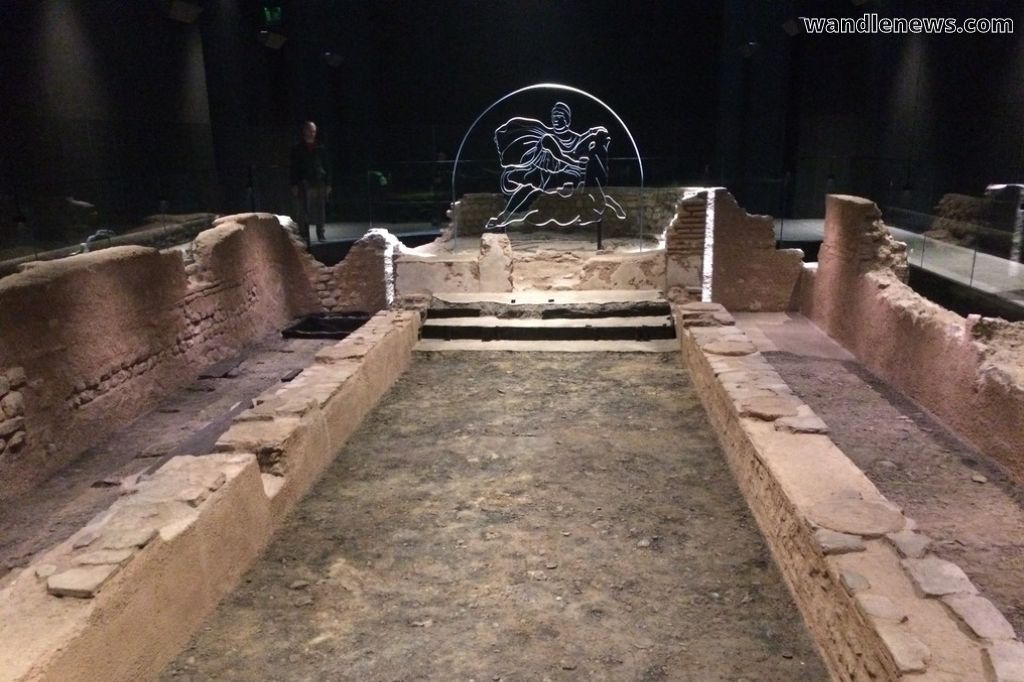 Temple of Mithras.  Photograph by Olivia Herlihy