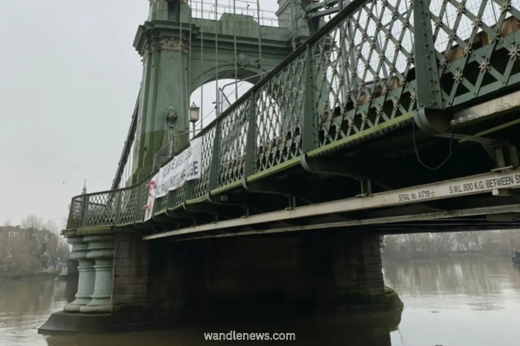 Hammersmith Bridge. Photograph by Olivia Herlihy