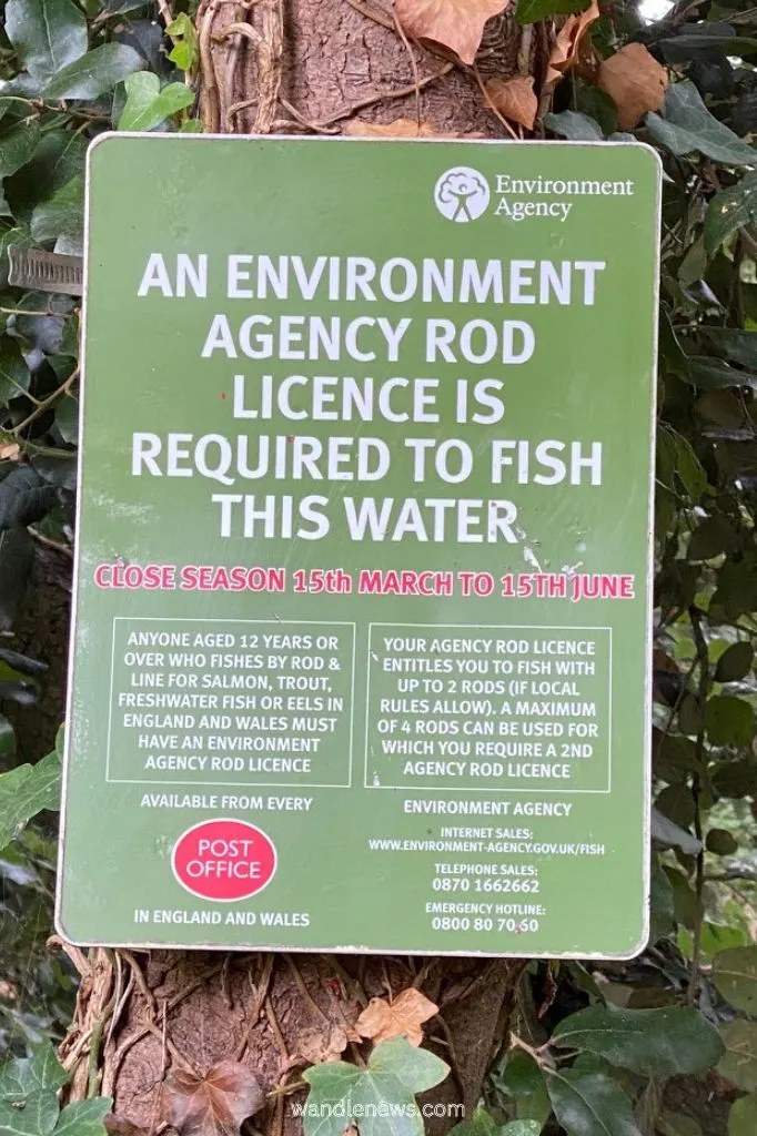 Fishing in the river Wandle