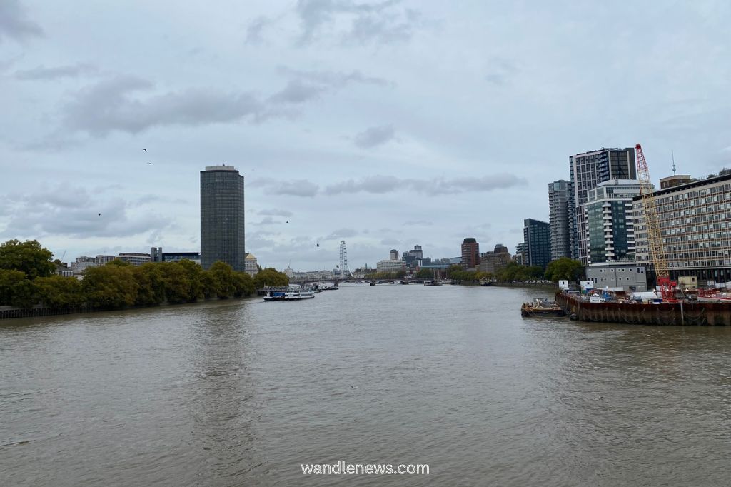 View from Vauxhall bridge