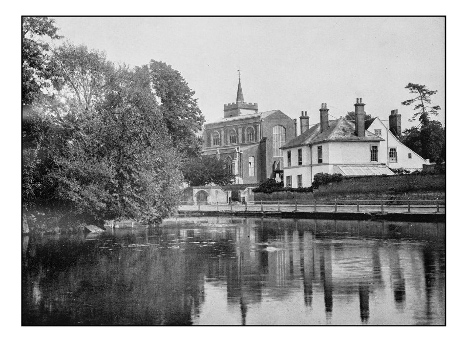 Carshalton ponds historic photograph