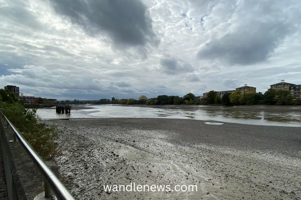 The River Thames at low tide