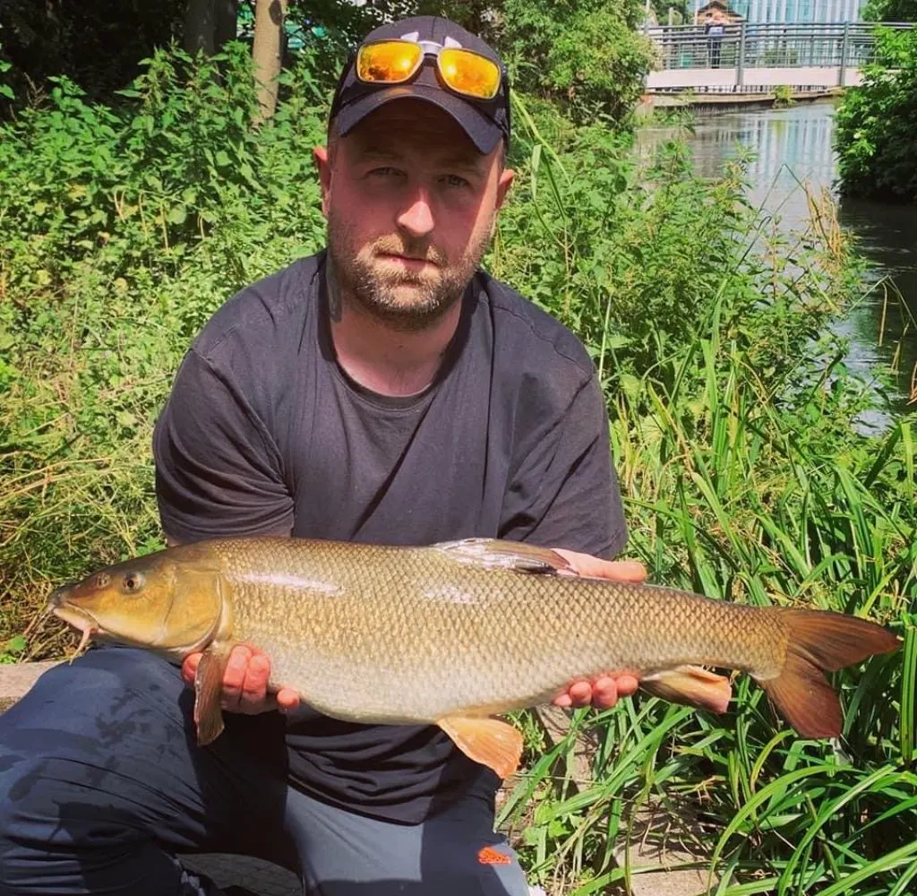 Barbel caught by Adz Bailey on the River Wandle