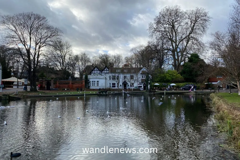 The Honeywood Museum overlooking the Upper West Pond