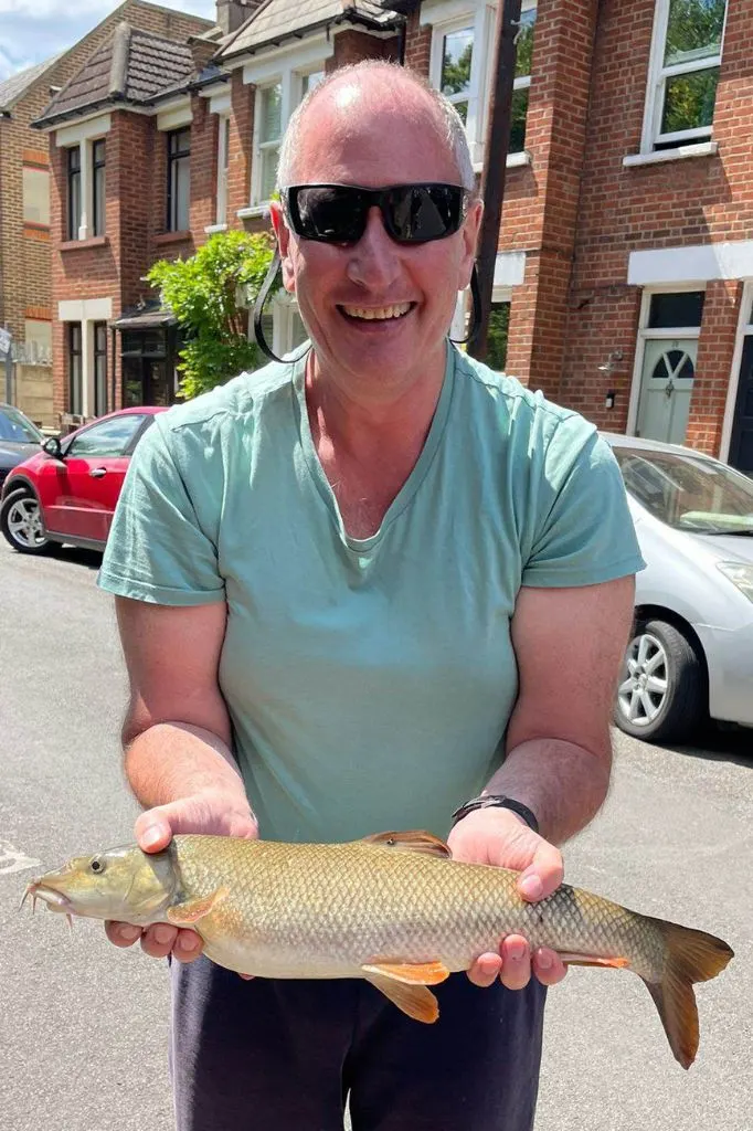 Barbel caught by Paul Muffett on the River Wandle