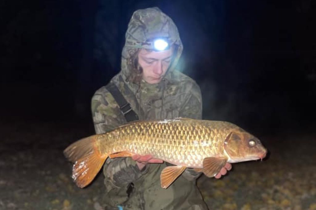Ghost Carp caught by Buster Keefe on the river Wandle