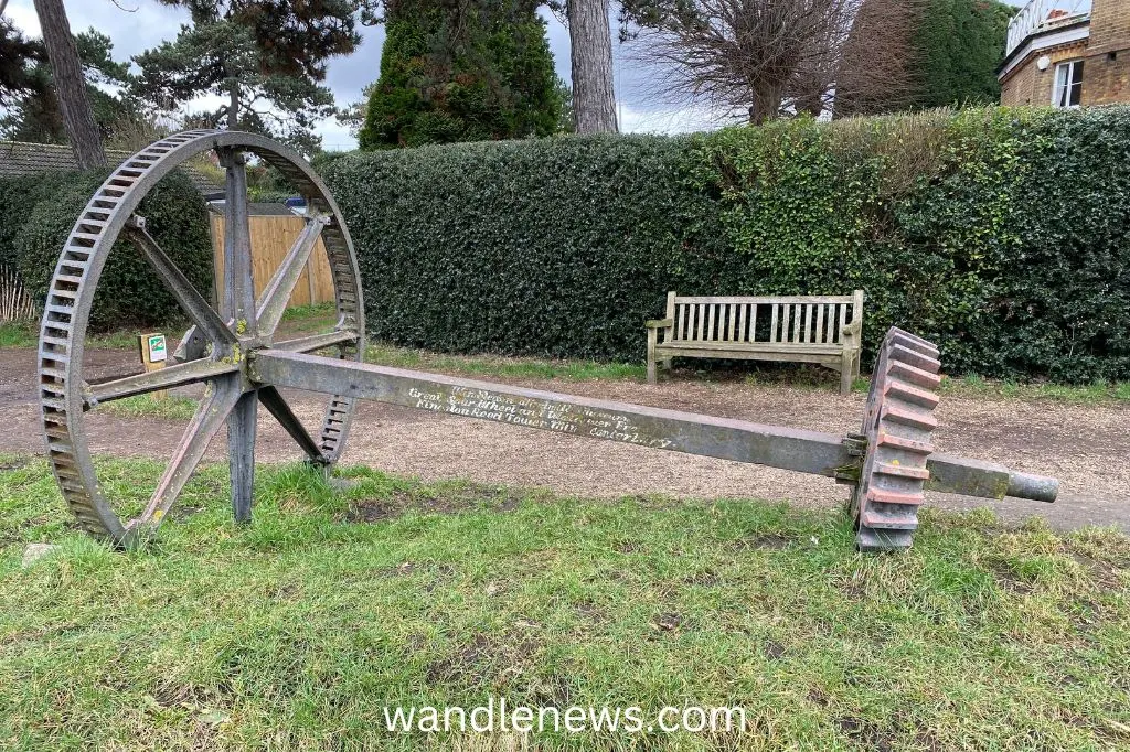 Outside the Windmill Museum in Wimbledon