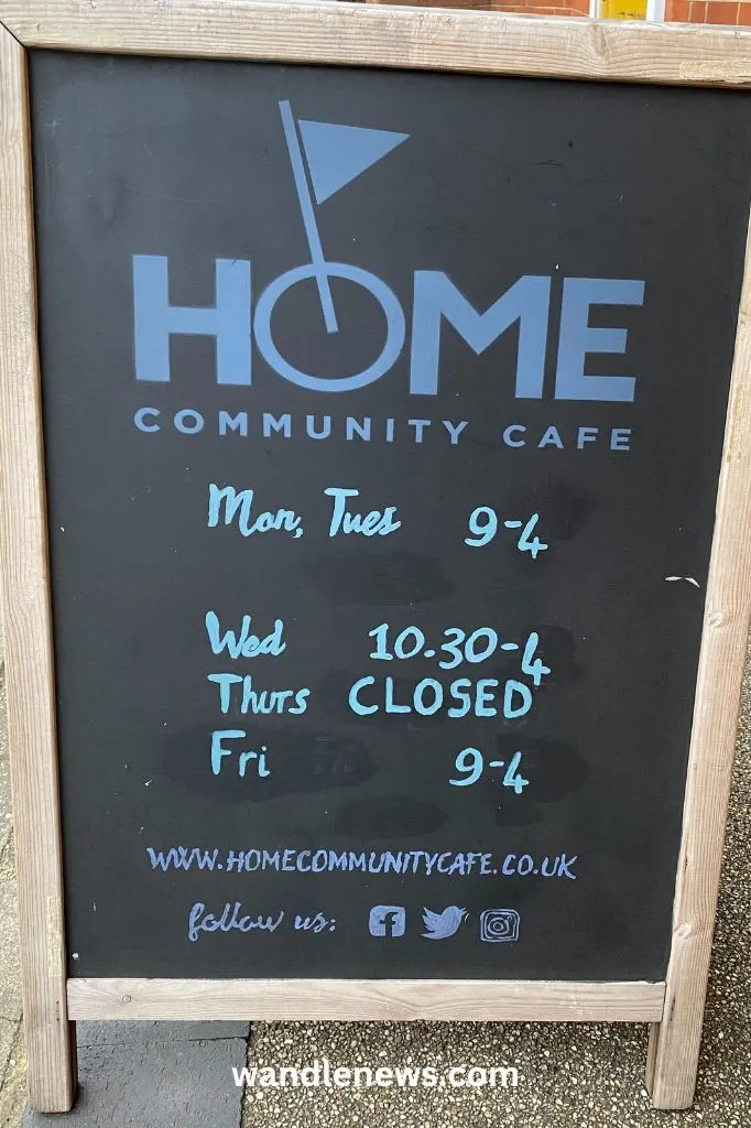 Opening times at the Home Community Cafe Earlsfield