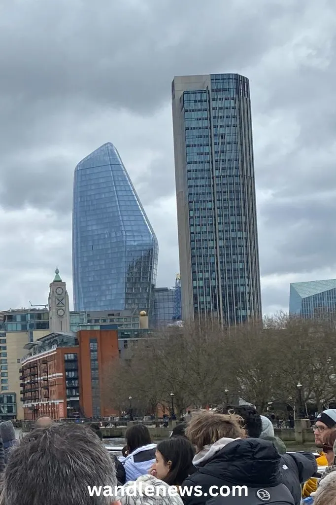 The Oxo Tower next to One Blackfriars and Southbank Tower