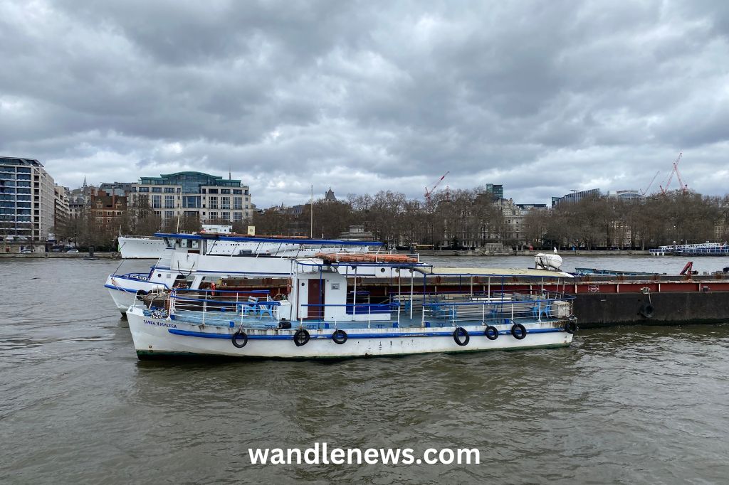 View from the river Thames cruise