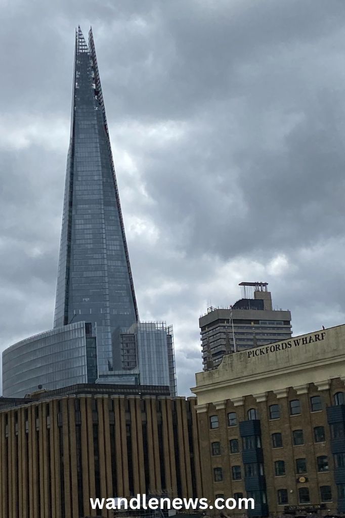 The Shard next to Pickfords Wharf