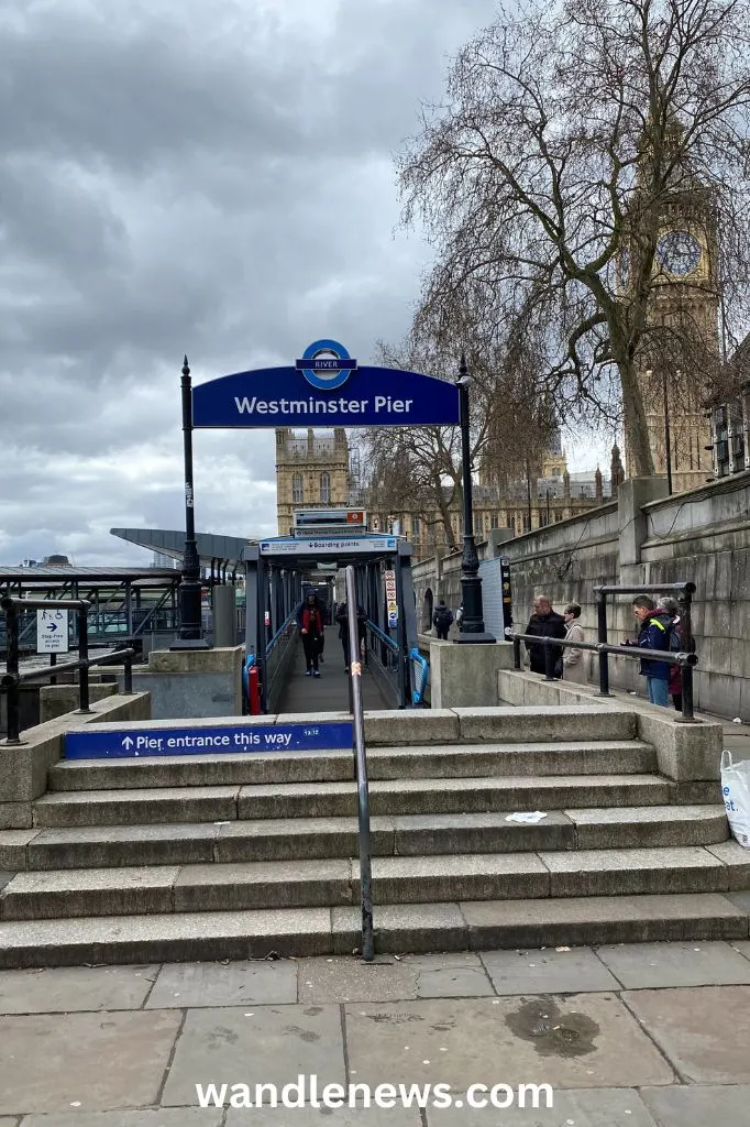 Entrance to Westminster Pier