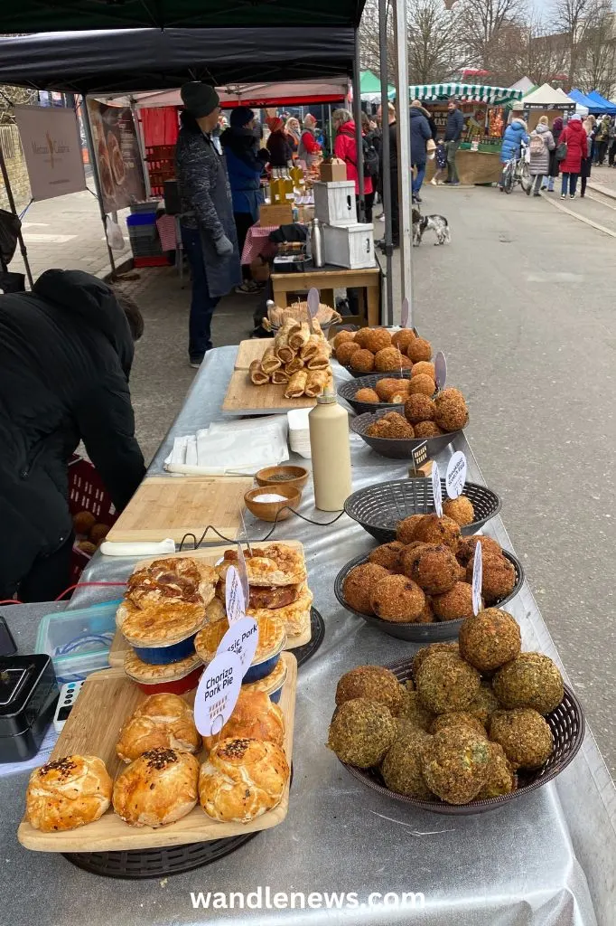 The scotch egg stall at Wimbledon Village Farmer's Market