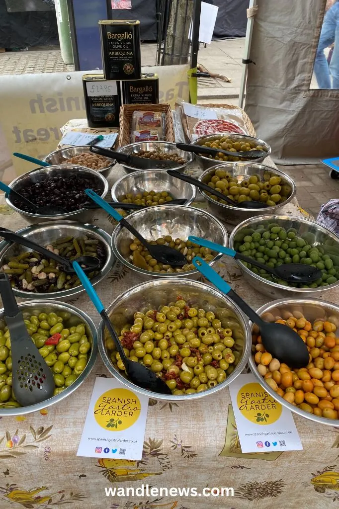 Olives at Wimbledon Farmer's Market