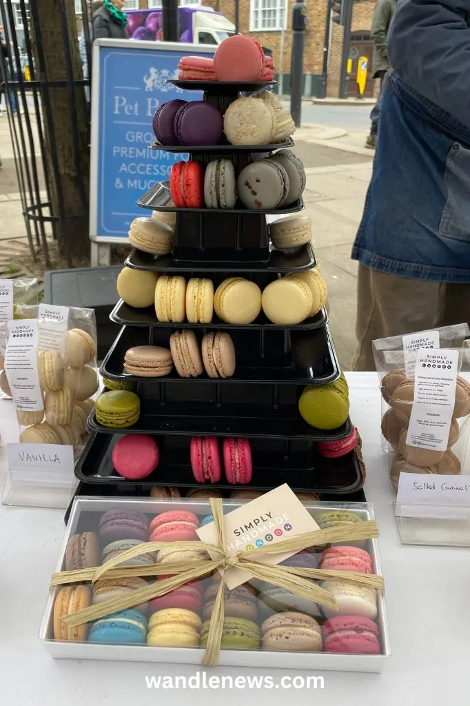 Macarons at Wimbledon Village Farmer's Market