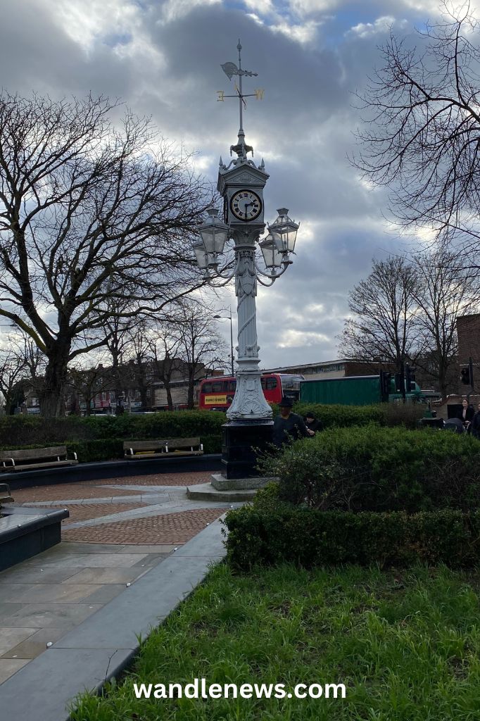 The clock tower in Mitcham