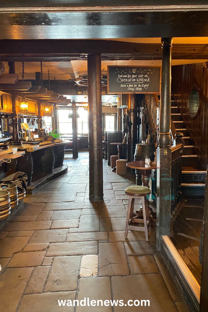 Inside The Prospect of Whitby pub