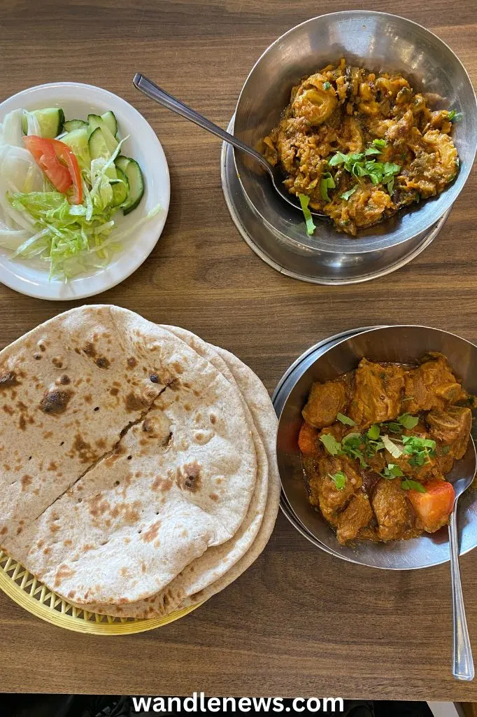 curry at Mirch Masala in Tooting