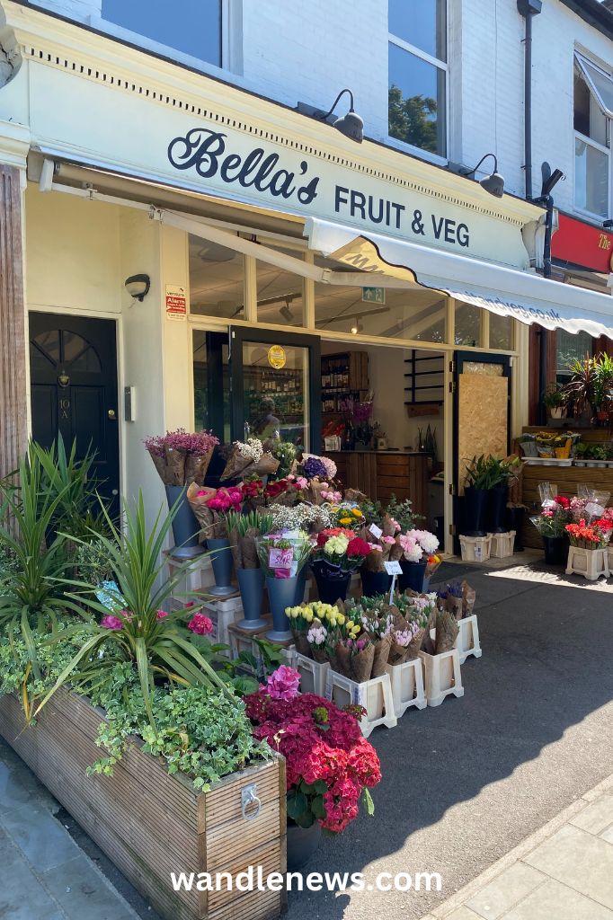 Bella's Fruit & Veg on Bellevue Road in Wandsworth