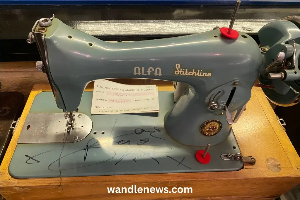 The sewing machine that Boy George's mother owned