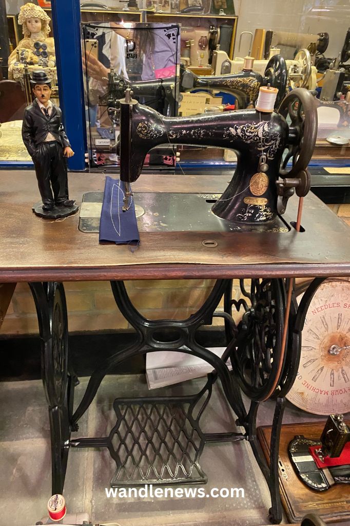 The sewing machine that Charlie Chaplin's mother owned