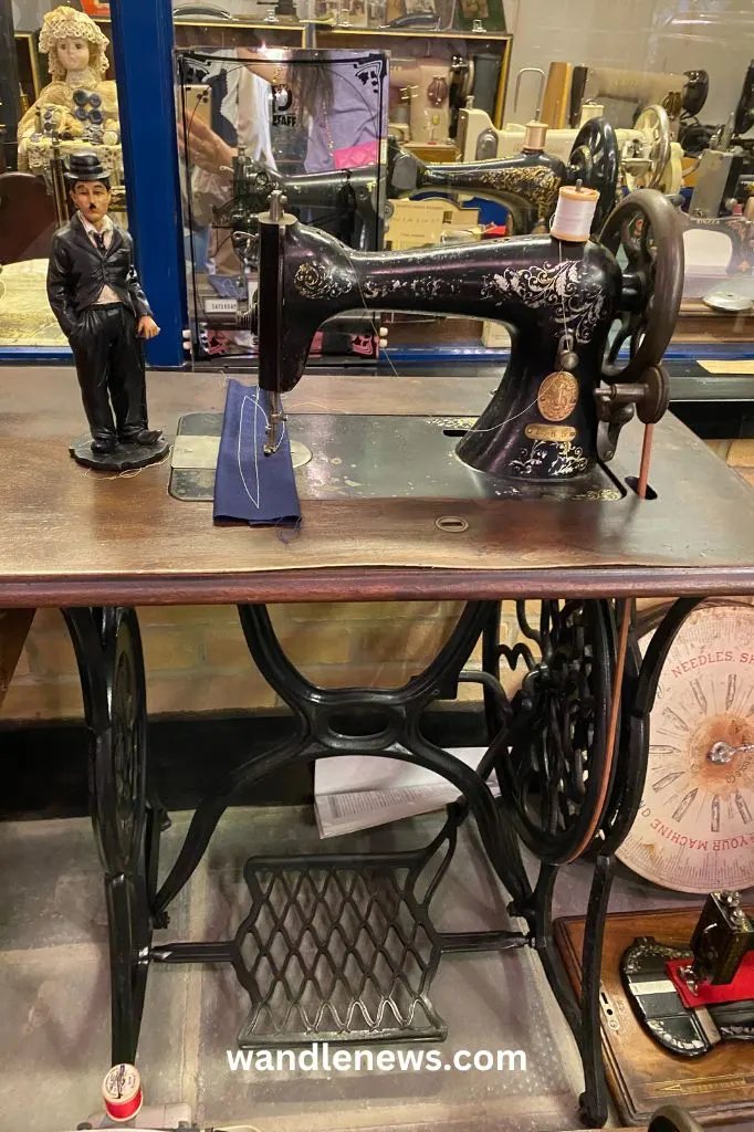 The sewing machine that Charlie Chaplin's mother owned