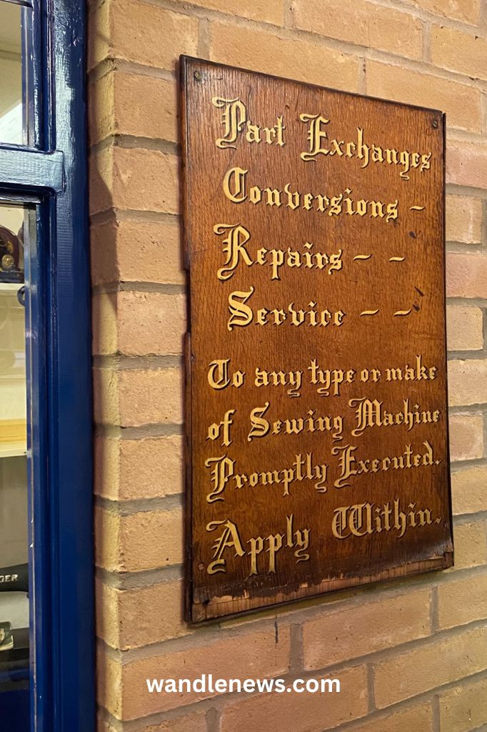 Sign outside the originally store