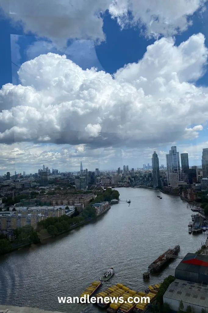 View from Battersea Power Station Lift 109