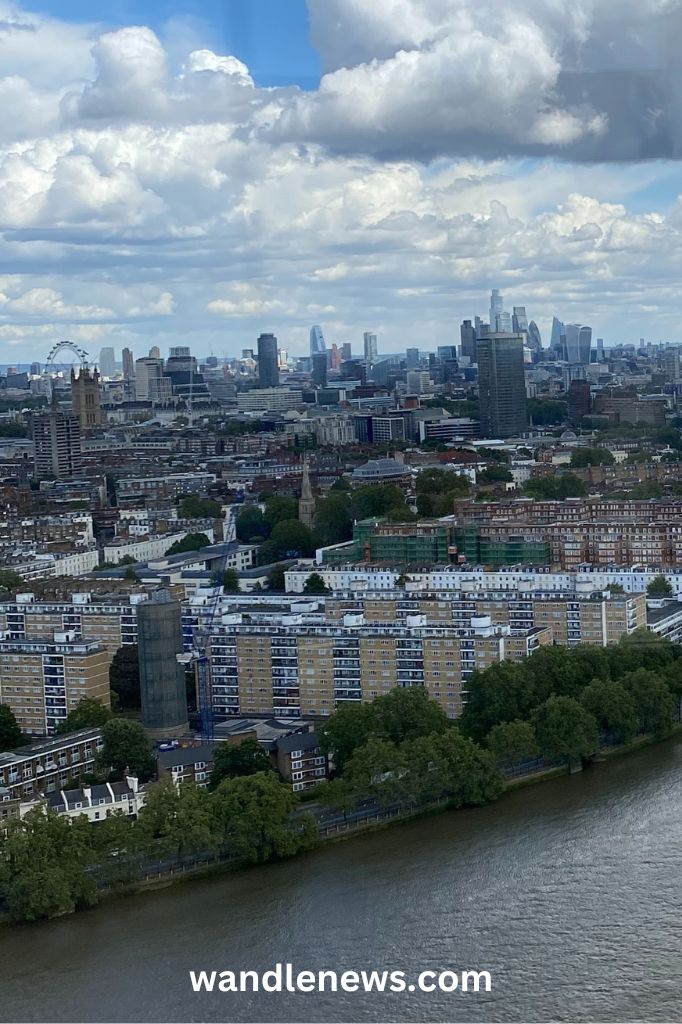 View from Battersea Power Station Lift 109