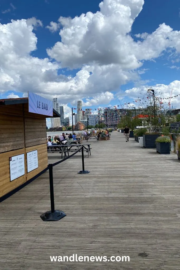 Wooden jetty