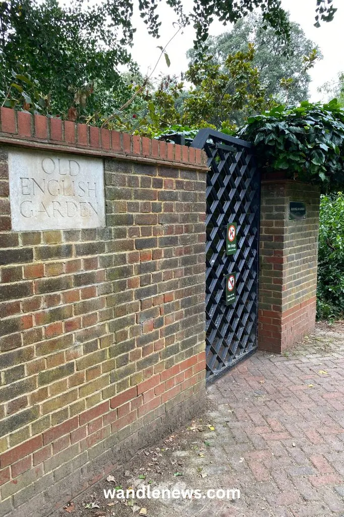 Old English Garden in Battersea Park