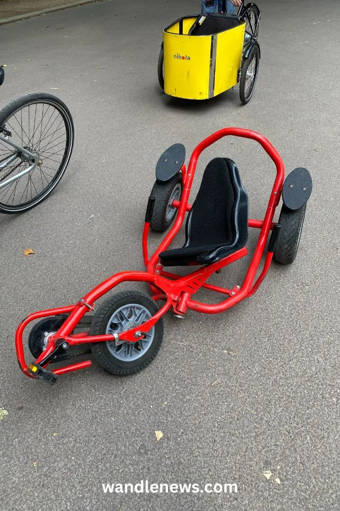 Red banana bike