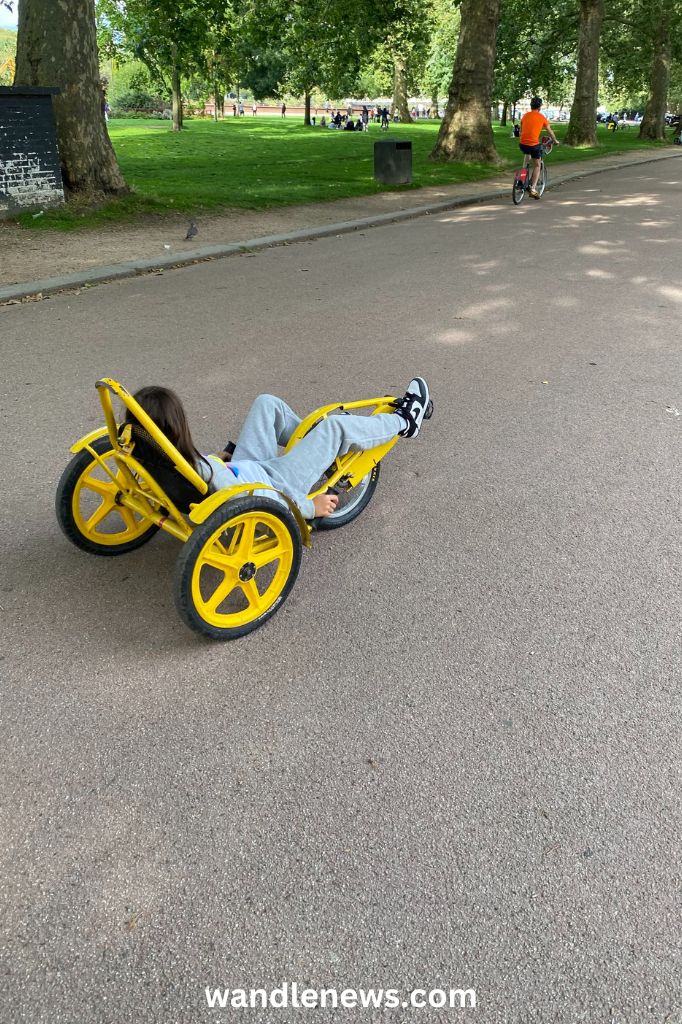 Banana bike in Battersea Park