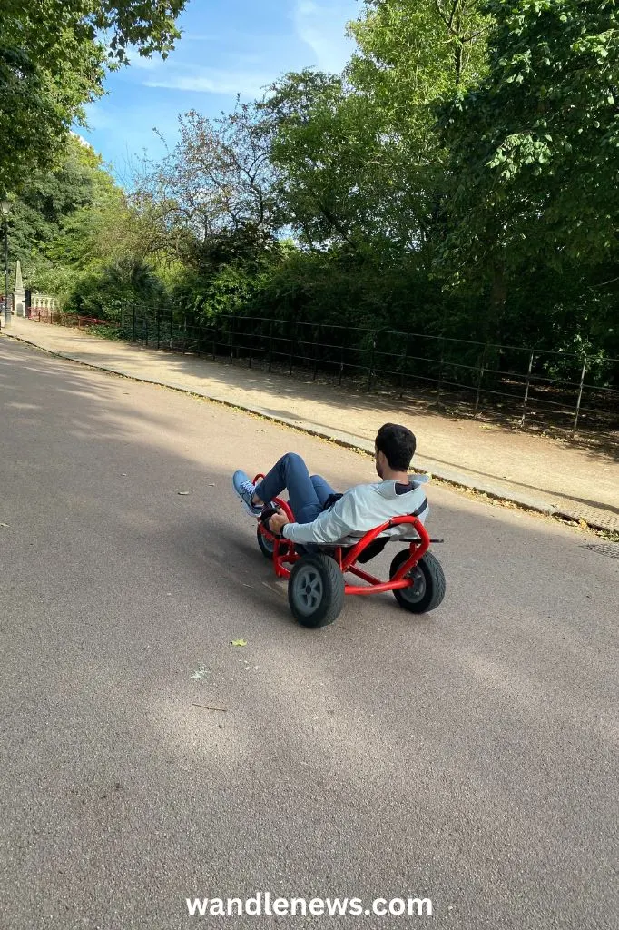 Banana bike in Battersea Park