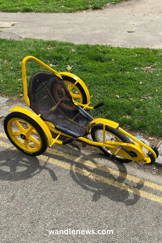 Yellow banana bike