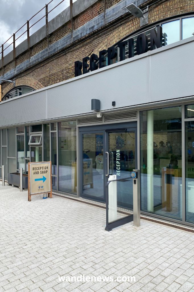 Battersea Dogs & Cats Home reception where the tour starts