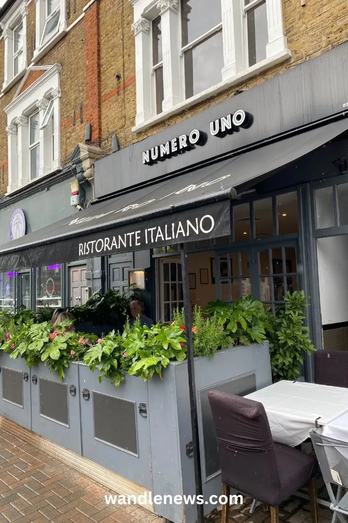 Numero Uno - one of the best restaurants on Northcote Road