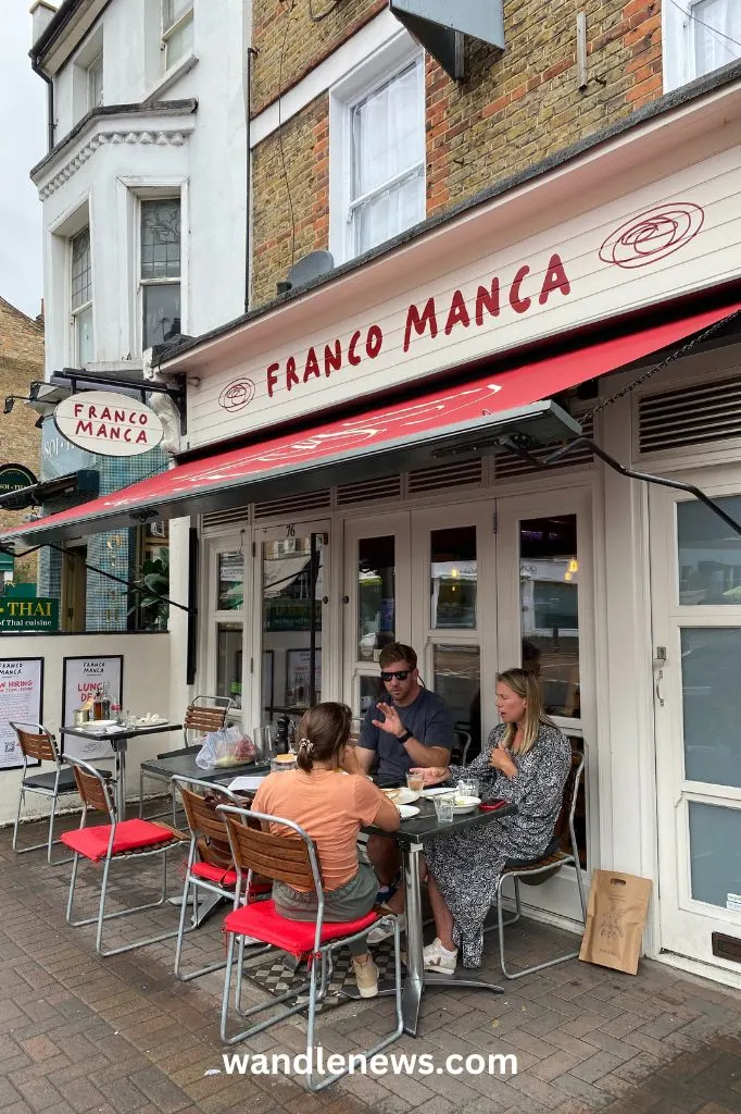 Franco Manca - one of the best restaurants on Northcote Road