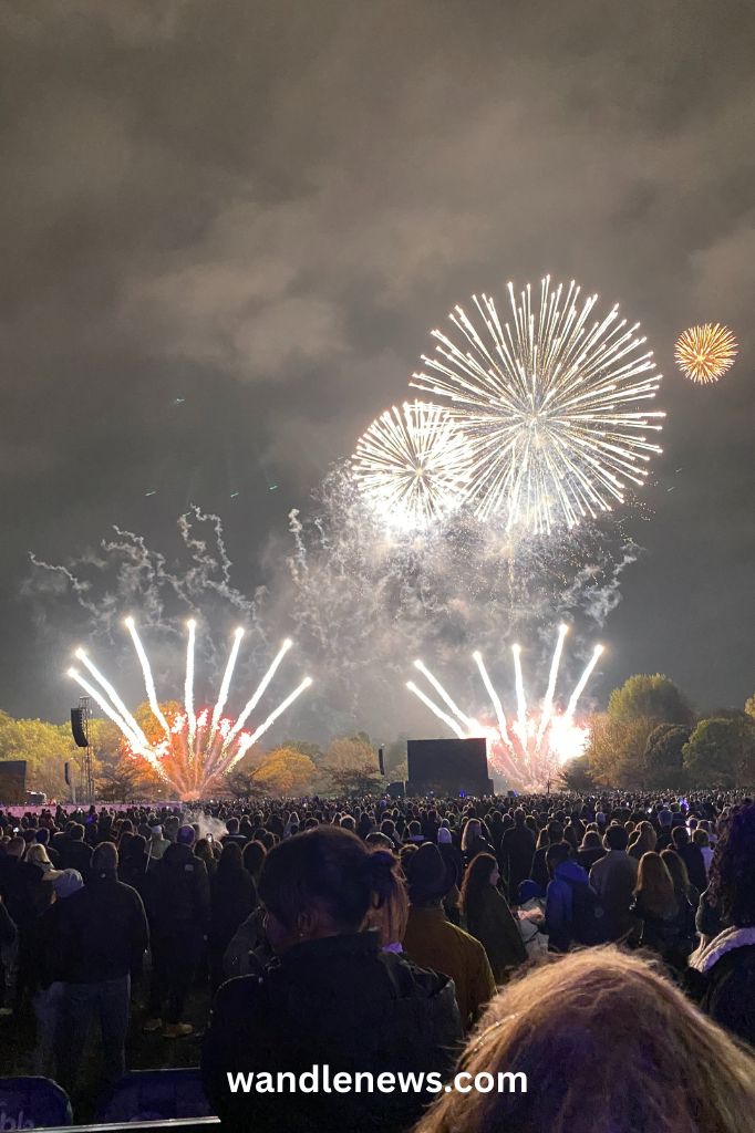 Fireworks in Battersea Park