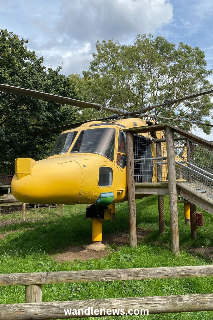 Helicopter at Battersea Park Zoo