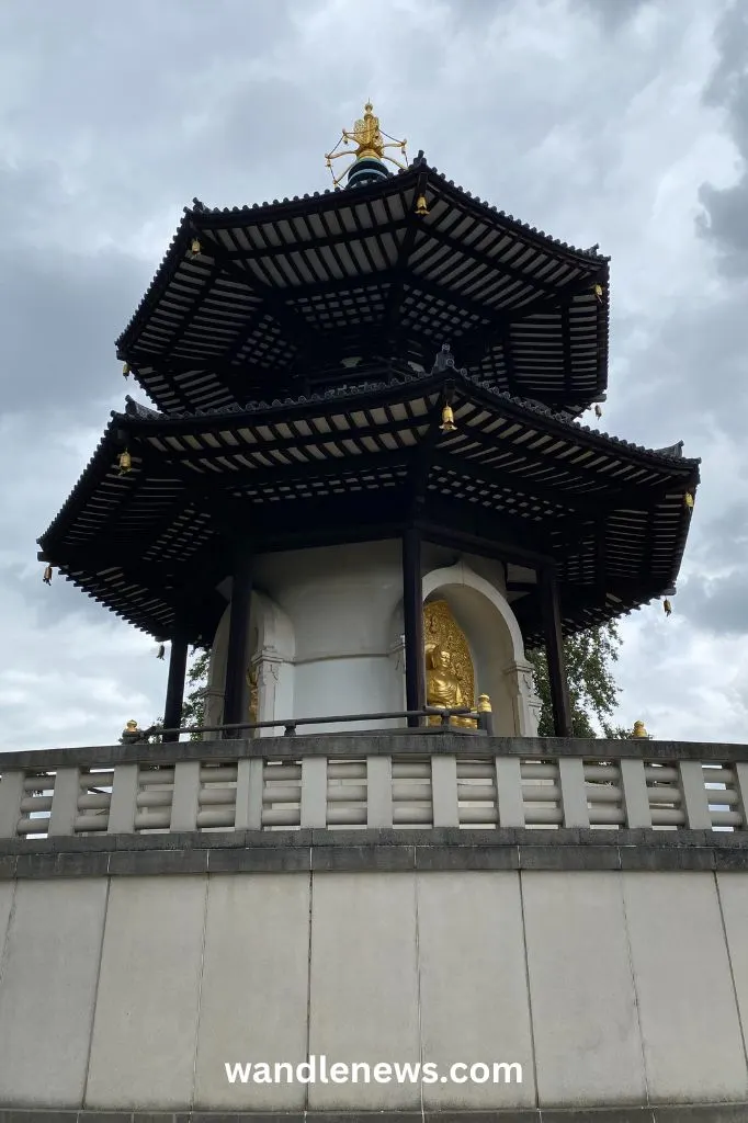 Pagoda built by followers of Nipponzan Myohoji