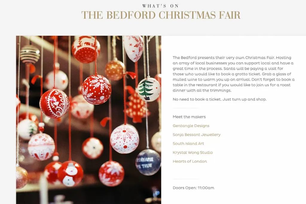 The Bedford Christmas Fair