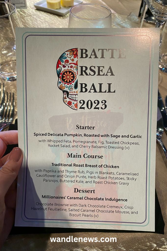 battersea ball menu 2023