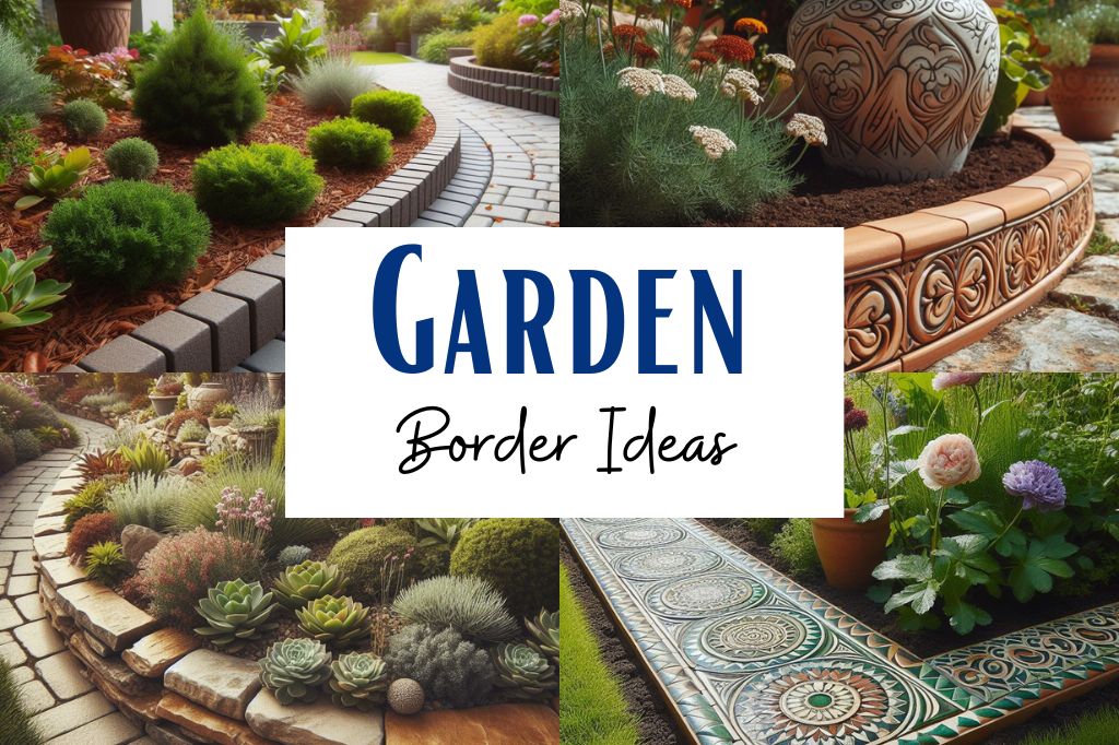 Paying attention to garden edging can truly transform the overall look and feel of your outdoor space. These ideas provide both functionality and aesthetic appeal, ensuring your garden stands out.  Cheap garden border ideas, plants, UK, landscape edging, wood, low maintenance, brick, stone, cheap wood.