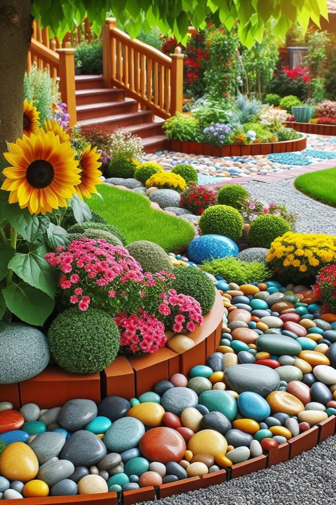 Paying attention to garden edging can truly transform the overall look and feel of your outdoor space. These ideas provide both functionality and aesthetic appeal, ensuring your garden stands out.  Cheap garden border ideas, plants, UK, landscape edging, wood, low maintenance, brick, stone, cheap wood.