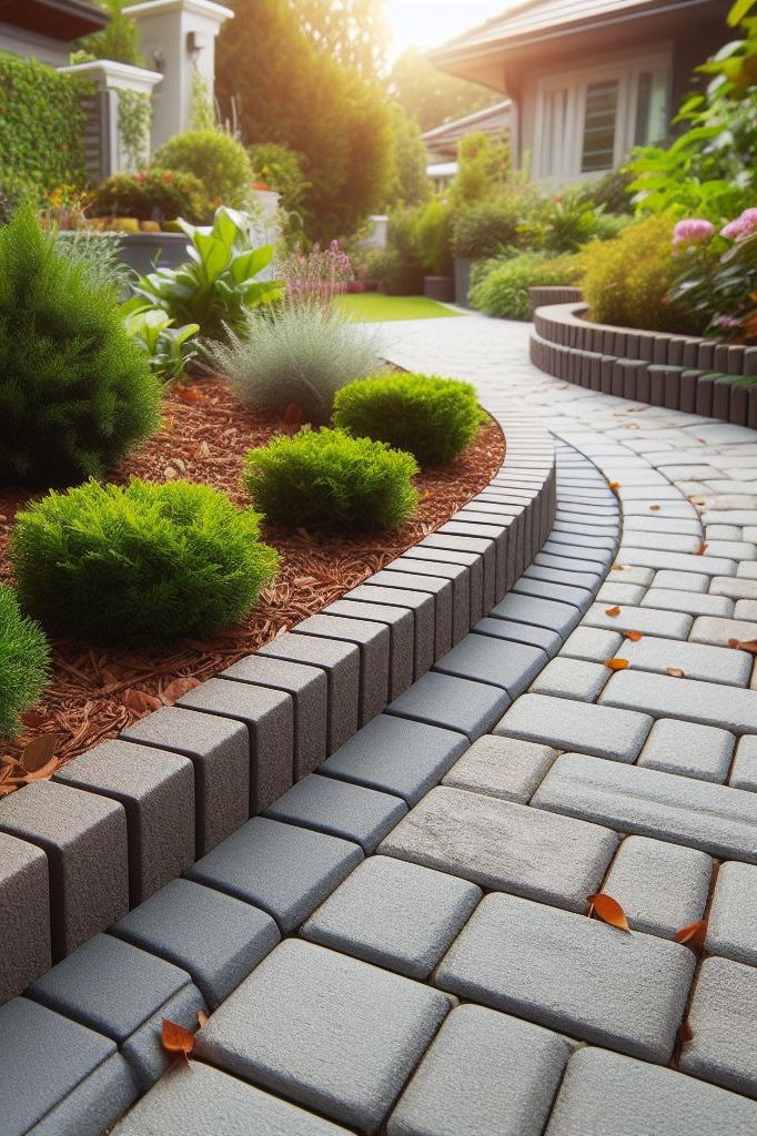 Paying attention to garden edging can truly transform the overall look and feel of your outdoor space. These ideas provide both functionality and aesthetic appeal, ensuring your garden stands out.  Cheap garden border ideas, plants, UK, landscape edging, wood, low maintenance, brick, stone, cheap wood.