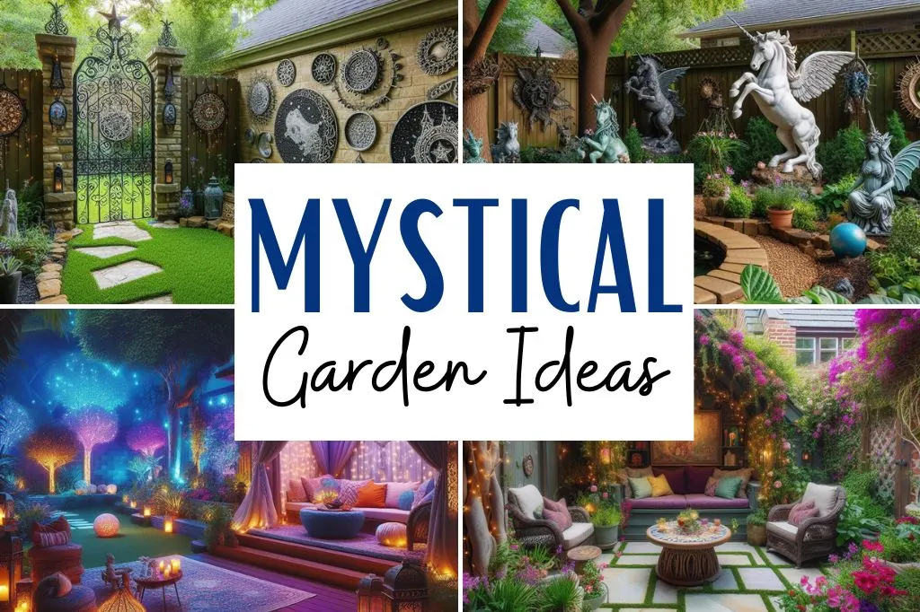 Mystical gardens are designed to evoke a sense of magic and wonder. They often features elements such as winding pathways, lush vegetation, mystical sculptures, and themed areas inspired by fantasy and mythology.
This post list 37 ideas to help you create a mystical garden, where visitors can escape reality and immerse themselves in a realm of imagination and beauty. Aesthetic, magical forest, art, party.