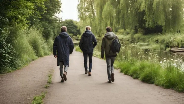 This is a walk from Wimbledon Station, primarily along the River Wandle. to Carshalton and Wallington Station.